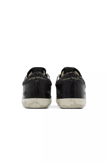 Golden Goose Wmns Superstar 'Black Glitter Heel'