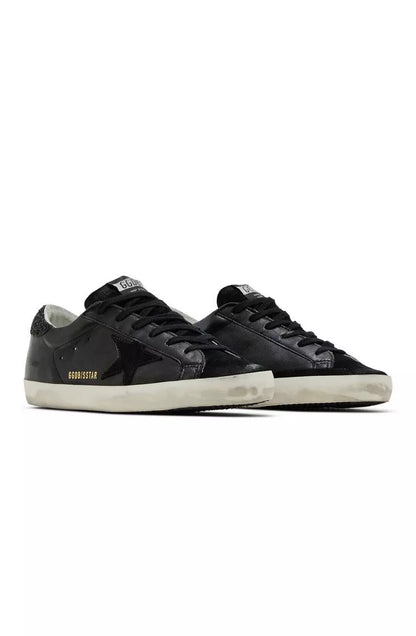 Golden Goose Wmns Superstar 'Black Glitter Heel'