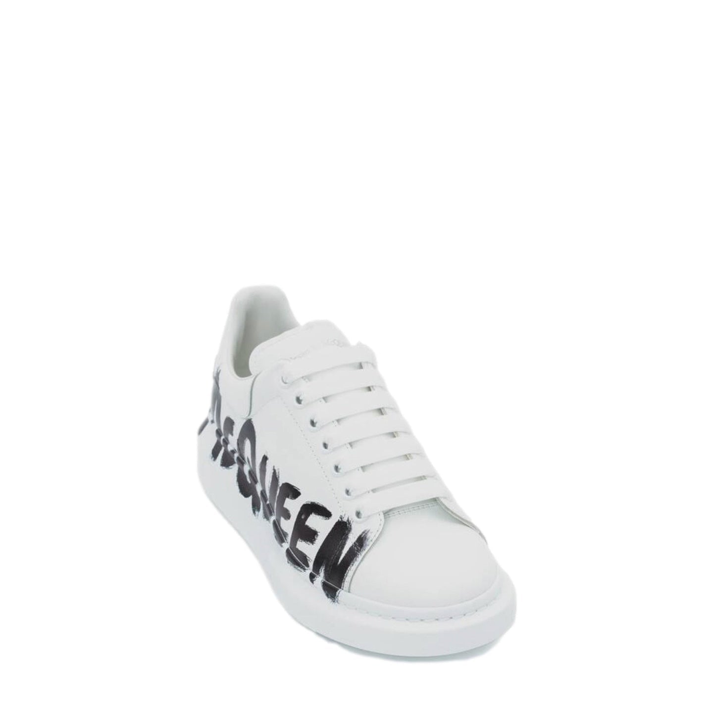 Alexander McQueen oversized Graffiti White