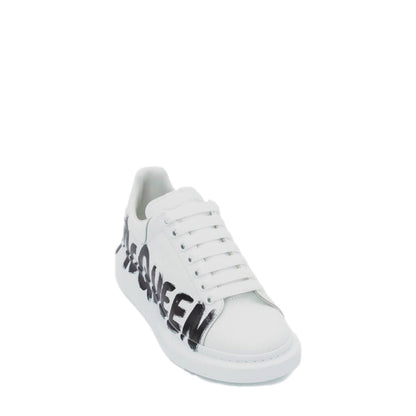 Alexander McQueen oversized Graffiti White