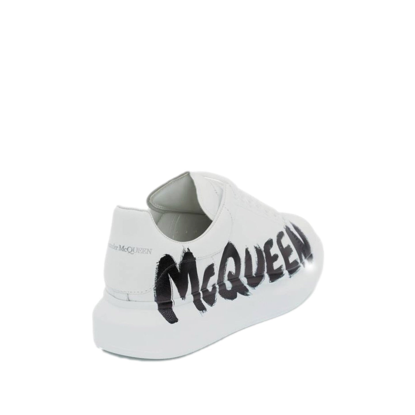 Alexander McQueen oversized Graffiti White